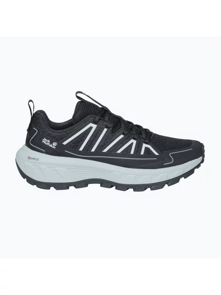 Кросівки туристичні Jack Wolfskin Wild Hike Low black/phantom чорні
