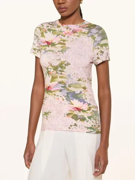 Ted Baker Koszulka Polla pink zielona