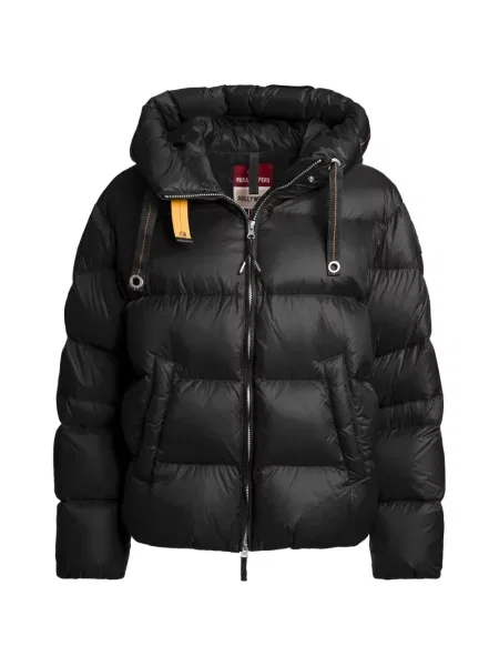 Geacă cu puf Parajumpers cu glugă negru