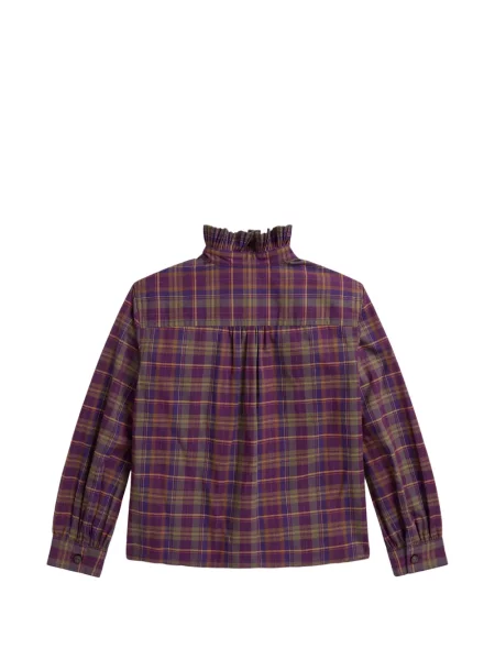 Dětska košile Polo Ralph Lauren fialová