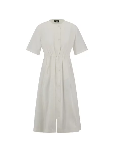 Rochie midi Laminar alb