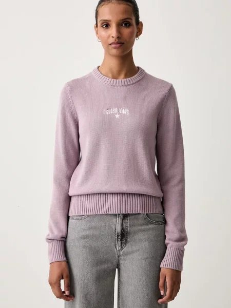 Guess Jeans pulover pentru femei din violet