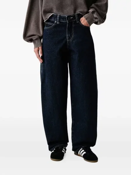 Džíny Dickies s autogramem modré