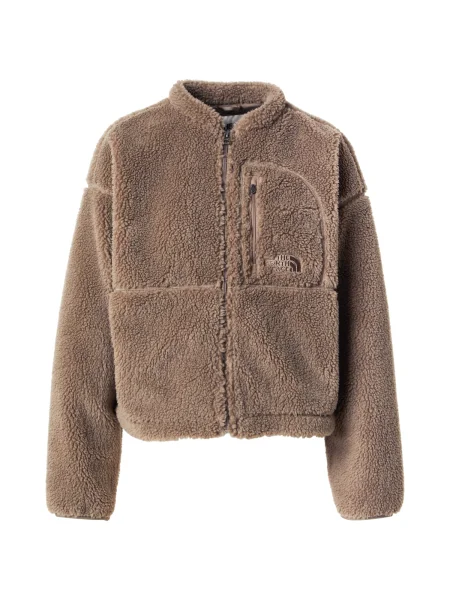 Geacă The North Face din fleece maro