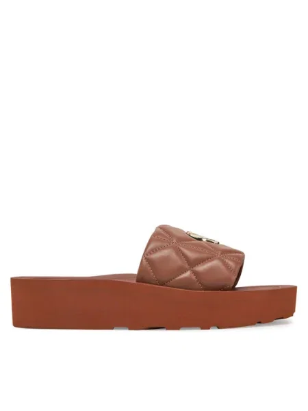 Papuci Love Moschino maro