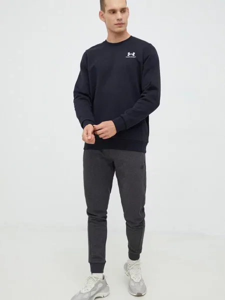 Dukserica Under Armour za muškarce glatka crna