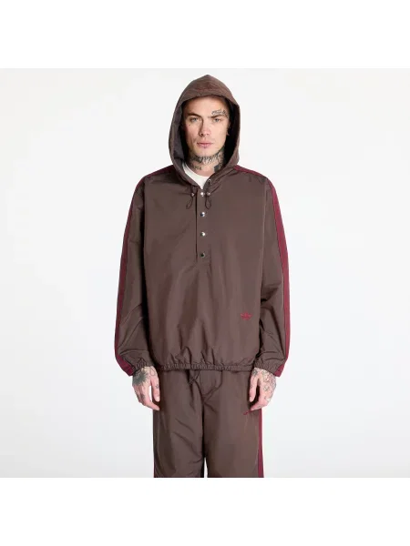 Bluza z kapturem Adidas brązowa