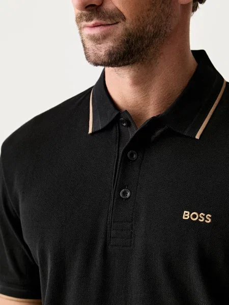 Поло Boss Green зеленое