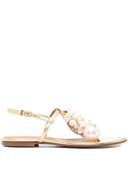 Sandale Alameda Turquesa auriu