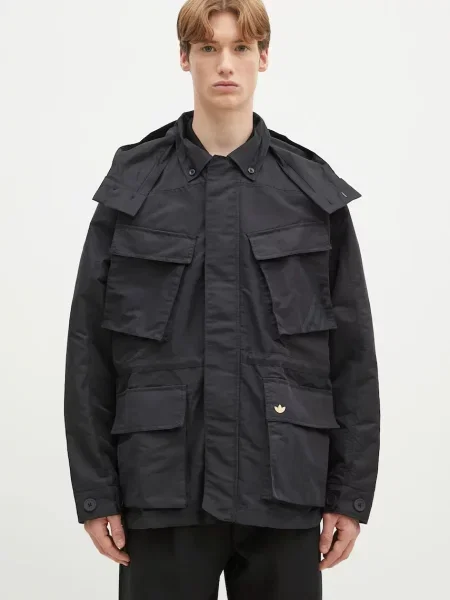 Adidas Originals geacă Jacket bărbați de tranzitie oversize negru