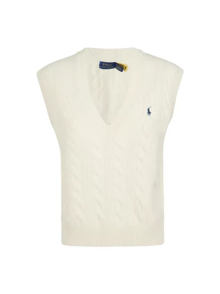 Sweter Ralph Lauren wełniany beżowy