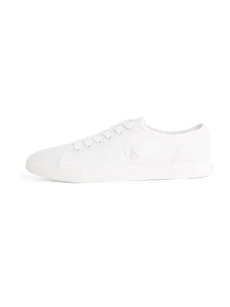 Calvin Klein Jeans Teniși Ess Vulc Low Mg Canvas alb