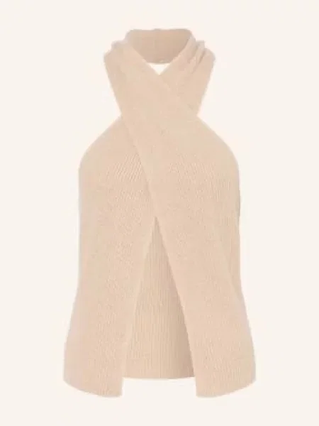 Dzianinowy top By Aylin Koenig beżowy