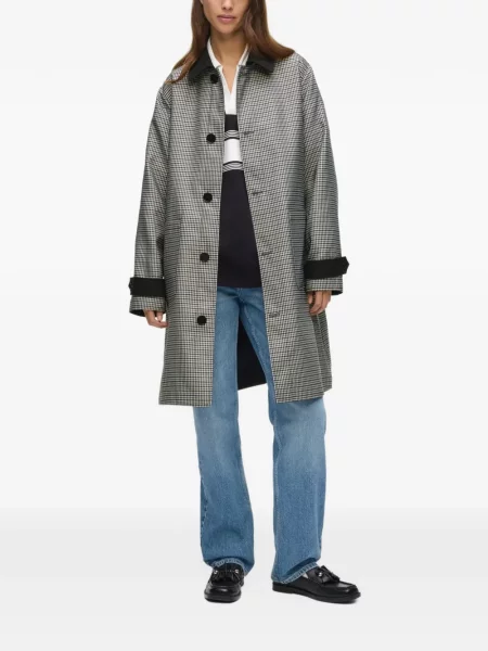 Reversibil palton Karl Lagerfeld cu legături negru