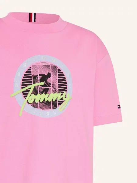 Tommy Hilfiger Koszulka pink różowa