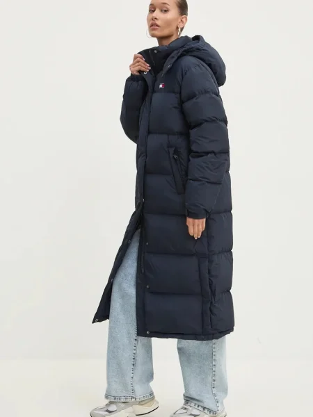 Tommy Jeans Palton de iarnă Alaska Bleumarin albastru
