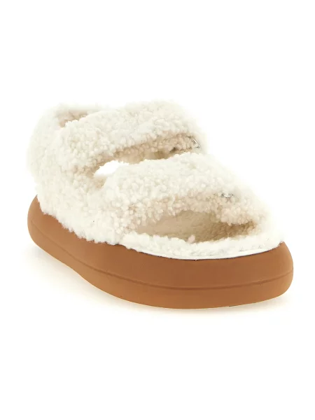 Sandały Moon Boot skórzane białe
