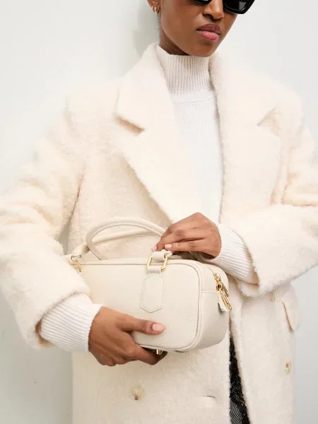 Вовняне пальто Answear.LAB бежевий