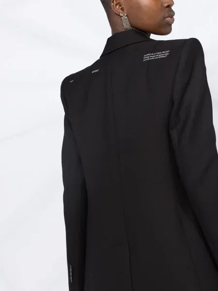 Sacou Off-white cu imagine alb