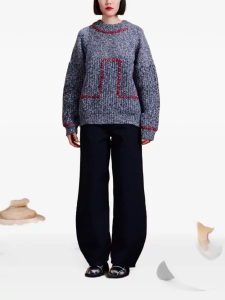 Pulover Henrik Vibskov chunky gri