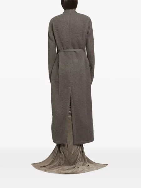 Cu centură palton Rick Owens gri