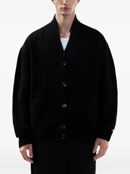 Gulerat cardigan Gcds negru