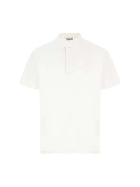 Koszulka polo Burberry klasyczna biała