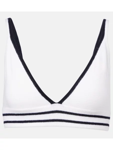 Sutien Jardin Des Orangers din cașmir alb