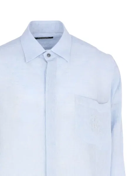 Риза Roberto Cavalli синьо