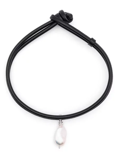 Colier Atu Body Couture cu perle negru