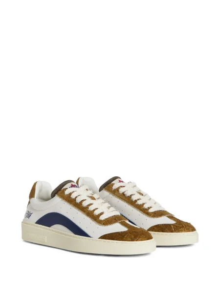 Sneakerși Dsquared2 din piele alb