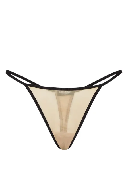 Chiloți tanga Dsquared2 transparente