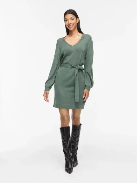 VILA Rochie tricotat VINoa jad verde