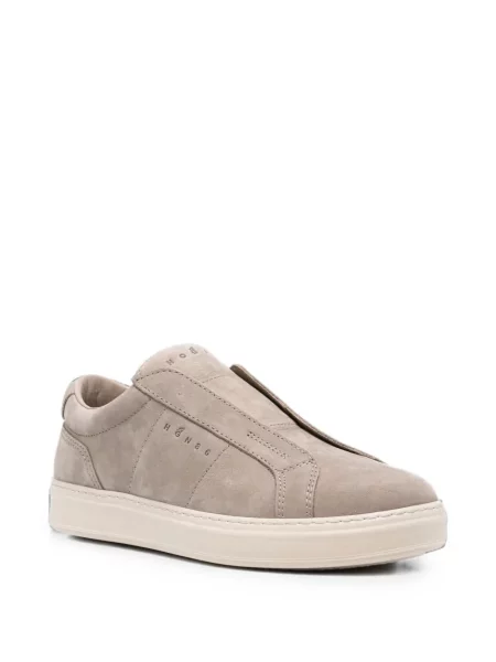 Sneakerși Hogan din piele de căprioară gri
