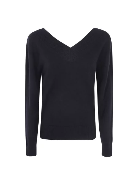 Sweter Tom Ford z dekoltem w serek czarny