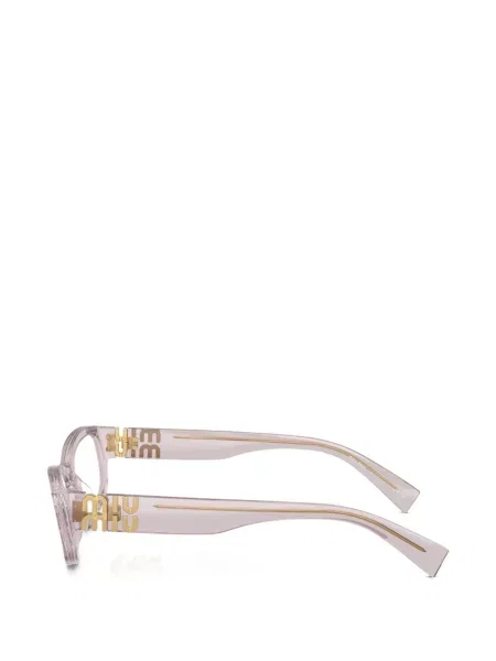 Слънчеви очила Miu Miu Eyewear с автограф розово