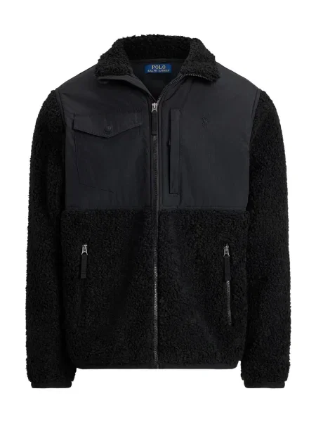 Prehodna jakna Polo Ralph Lauren iz flisa črna