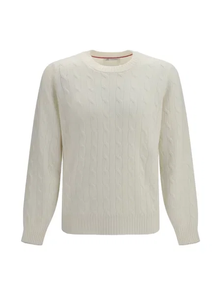 Sweter Brunello Cucinelli beżowy