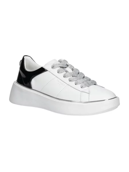 Sneakersy Twinset skórzane białe