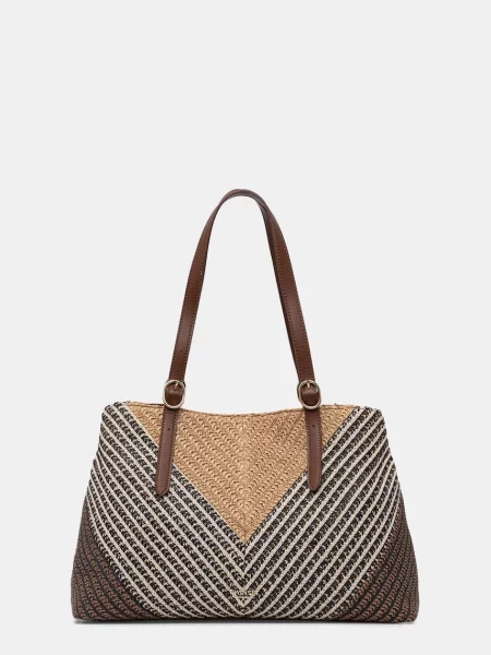 Geantă shopper Twinset maro