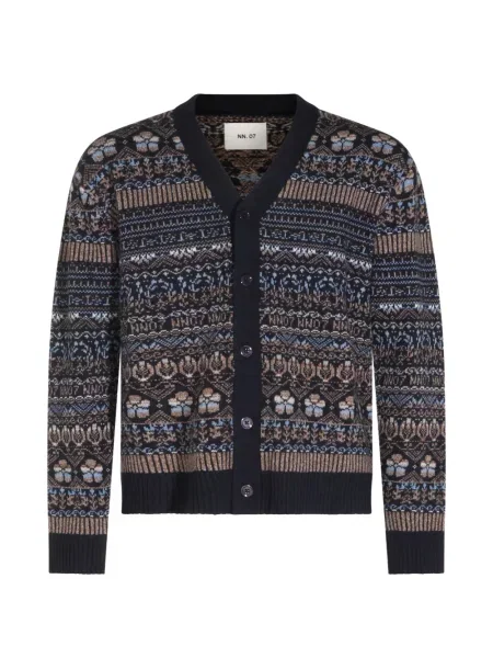 Cardigan Nn07 albastru