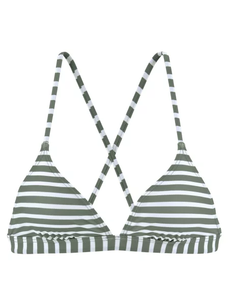 VENICE BEACH Sutien costum de baie verde alb