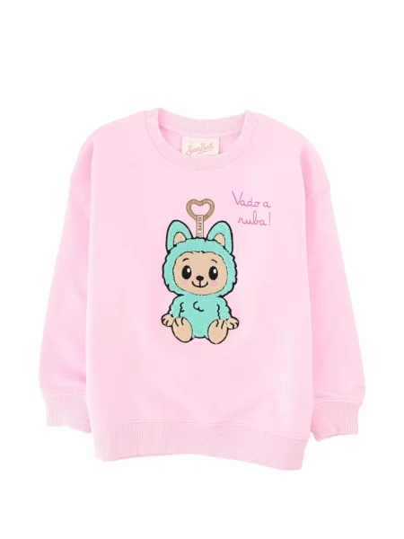 Bluza dziecięca Mc2 Saint Barth różowa