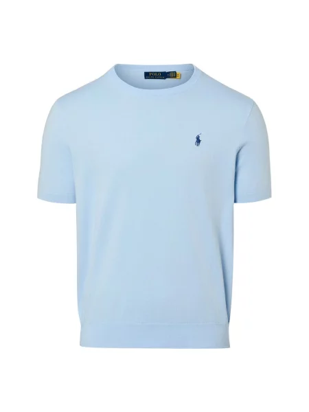 Polo Ralph Lauren koszula z dzianiny Mężczyźni jednolity S niebieski