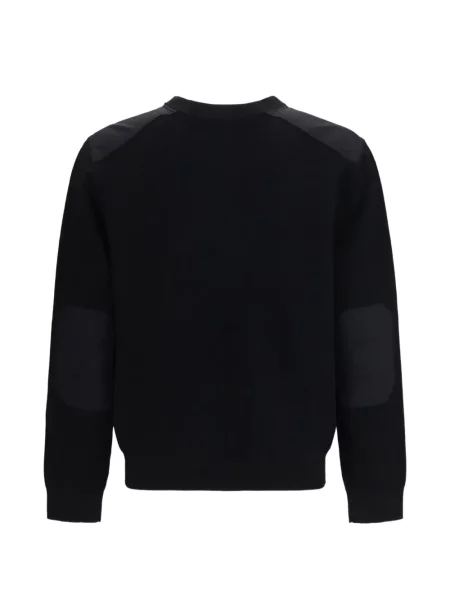 Pulover Moose Knuckles cu autograf negru
