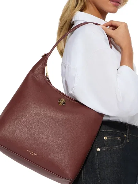 Kurt Geiger Bőr hobo táska barna
