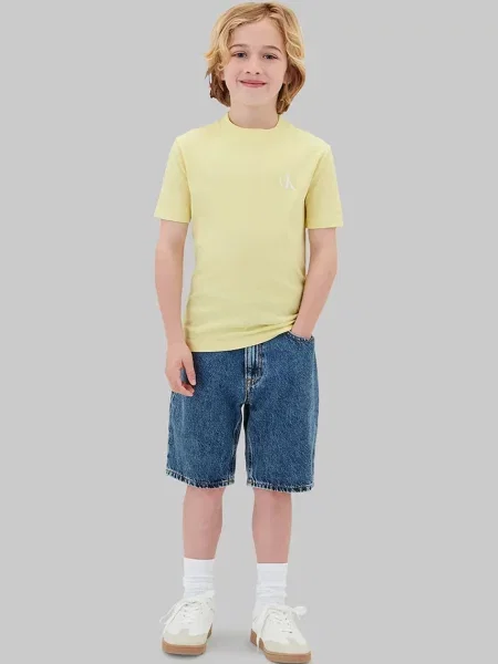 Calvin Klein Jeans tričko detské žltá