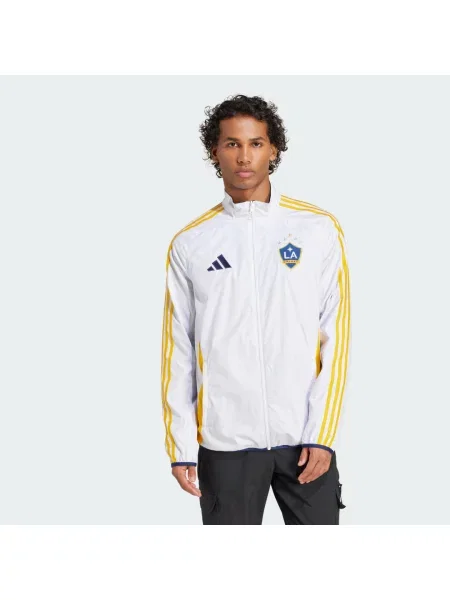 Oboustranná bunda Adidas bílá