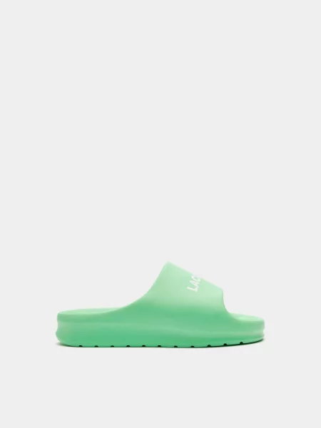 Шлепанцы Lacoste зеленые