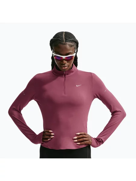 Bluză pentru femei de alergare Nike Swift Dri-FIT UV pink smoke roz